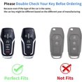 thumbnail image 2 of Key Fob Cover Compatible with Ford Fusion Mustang F-150 Explorer 2013-2017 5 Button TPU Keychain Case Holder Protector,Model-b(green), 2 of 4