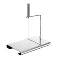 thumbnail image 2 of COFEST Cheese Slicer Wire Cutter, Stainless Steel Cheese Cutter Board Guillotine with 6 Wire replacements for Block Cheese, Butter, Blue Cheese Multipurpose Slicer sliver, 2 of 9