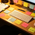 thumbnail image 6 of YEESHU Removable Sticky Notes, Colorful Adhesive Note Paper for Home and Office Daily Reminder – Yellow, 76x51mm, 6 of 9