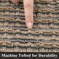 thumbnail image 4 of MeyJey Kitchen Rug Set 2 Piece, Non Slip Kitchen Floor Mats Machine Washable Mats for kitchen, Sink, Laundry, Hallway, Brown 20"x32"+20"x59", 4 of 11
