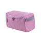 thumbnail image 2 of Neceser de maquillaje de gran capacidad asa portátil multiusos con cremallera neceser de tela Oxford para aniversario viaje de negocios regalo Rosado Baoblaze Organizador cosmético, 2 of 8