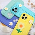 thumbnail image 7 of Compatible with iPhone 13 Pro Max Flower Wrist Strap Case Cute 3D Floral Wristband Kickstand Cover Fashion Luxury Design Camera Lens Protection Shockproof Protective for Women Girls Girly, 7 of 7