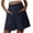 Dark Blue, variant on IROINNID Women's Casual Leisure Wide Leg High Waist Shorts With Pocket