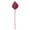 Deep Red, variant on Vickerman Natural Botanicals 15.75 - 19.5" White wash Dried Palm Spear, 12 per bag.