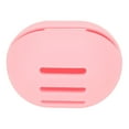 thumbnail image 3 of Caja para esponjas de maquillaje de doble cara, de silicona suave, transpirable y hueca, color rosa, 3 of 14