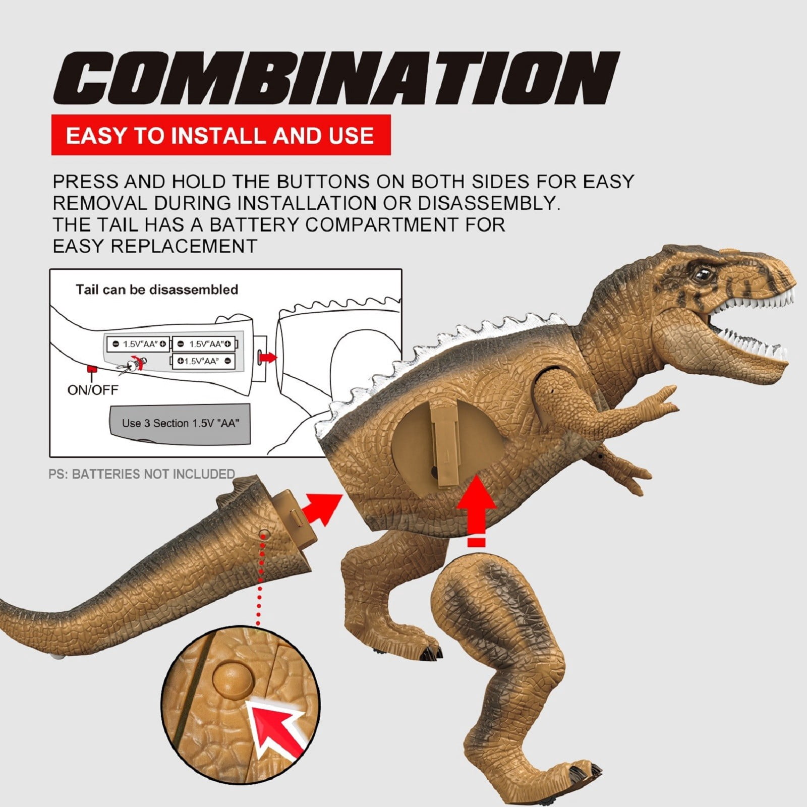 Remote Control T-Rex Dinosaur Toy with Roaring Sound, Walking Action and Bubble Spray Function for kidds Outdoor Play