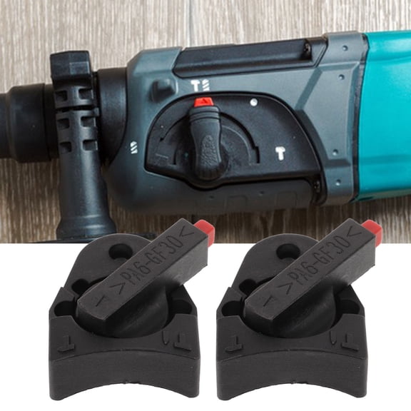 IFANLANDOR 6Pcs Electric Hammer Gear Shift Switch Replacement Part Black for Power Tool Maintenance