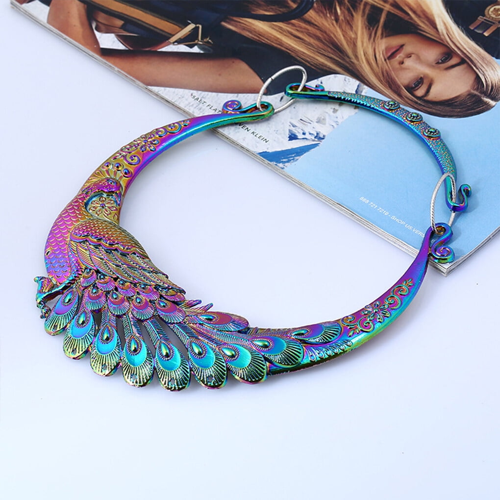 pitrice Vintage Style Necklace Fashion Necklaces Decoration Jewellery Ornament Gifts Decorative Dressing Accessory Banquet Daily Gold