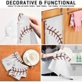 thumbnail image 4 of Baseball Lines Dish Towels Set of 6, Cartoon Sport Washable Tea Towels Dishcloths Lint-Free 18x28 Inch Fast Drying for Kitchen Restaurant Bar Clean, 4 of 7