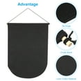thumbnail image 3 of Uxcell Enamel Pin Display Banner 18" Length Canvas Pin Banner Wall Display Banner Black, 3 of 5