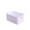 White, variant on Small Plastic Storage Bin, Cosmetic Storage Basket, Sundries Snack Storage Box for Vanity, Bathroom, Countertop, Office Decor 4*6*9.1 in