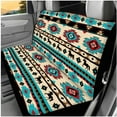 thumbnail image 3 of Pzuqiu 14 Pcs Automobile Interior Sets Front Rear Seat Covers for Cars Steering Wheel Seat Strap Pads Armrest Pad Headrest Covers Coasters Aztec Horse Fit Most SUV Van Sedan Truck, 3 of 7