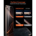 thumbnail image 4 of Protector de pantalla de privacidad DIMONCOAT, paquete de 4 unidades, para iPhone 16 Pro Max, 4 of 7