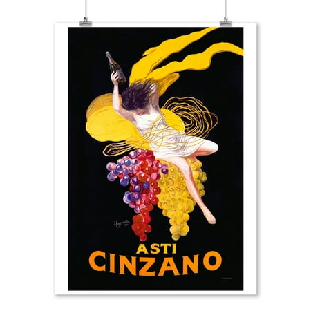 France - Cinzano - Asti - (artist: Cappiello, Leonetto c. 1920) - Vintage Advertisement (9x12 Art Print, Wall Decor Travel