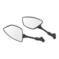 thumbnail image 4 of Handle Bar Mirrors, 2pcs 360° Rotation Motorcycle Rearview Mirror Impact Resistant  For Sport Bike For Scooter Black, 4 of 8