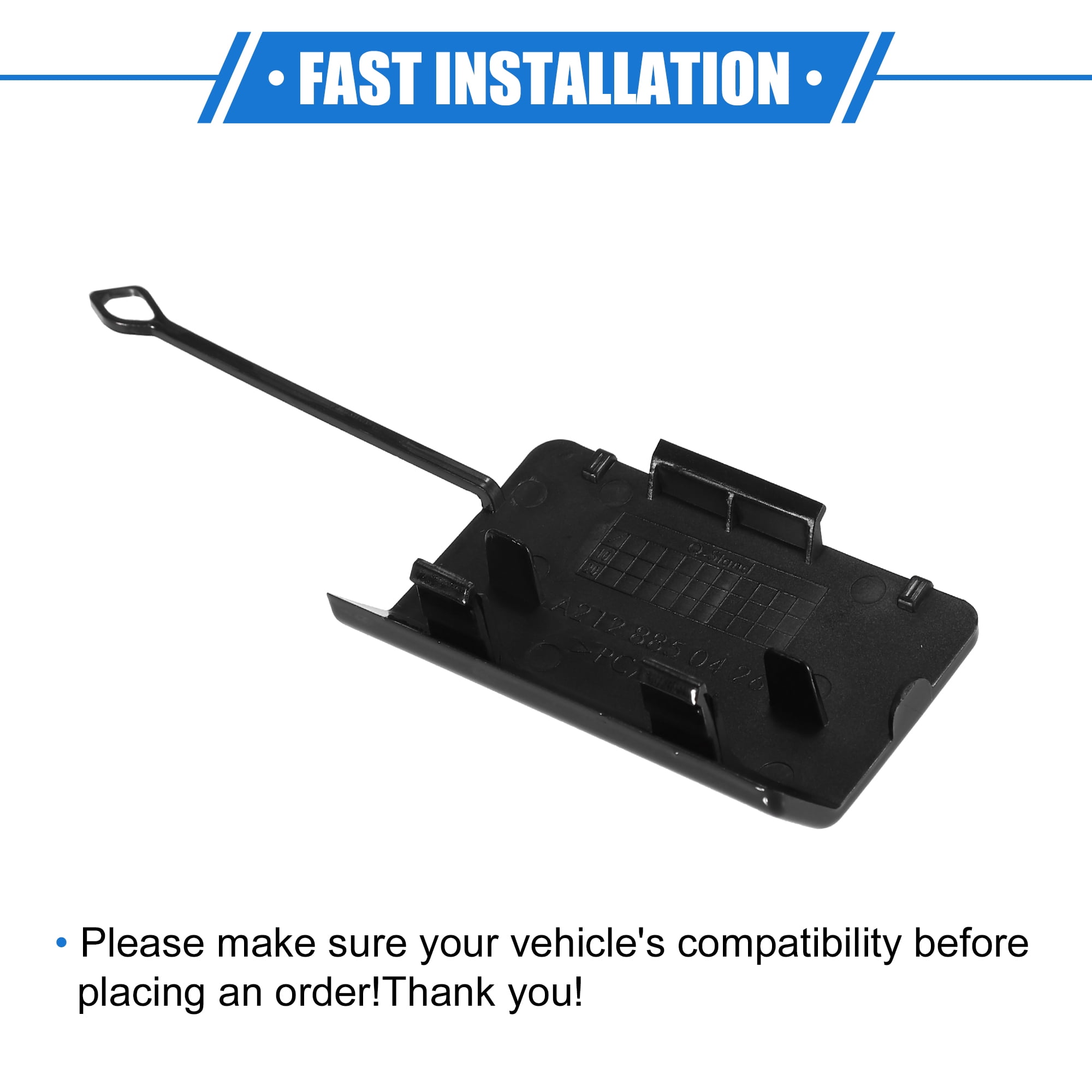 Unique Bargains Car Tow Hook Eye Cover Cap for Mercedes-Benz E550 2010-2013
