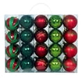 thumbnail image 3 of 40 adornos navideños colgantes de bolas con orificio para colgar, reutilizables, para el árbol de Navidad. Estilo D, 3 of 9