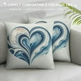 thumbnail image 3 of Orinice  Marble Throw Pillow Cushion Cover, Onyx Stone Tribal Style with Color Elements Agate Pattern, Decorative Square Accent Pillow Case,  White, 3 of 5