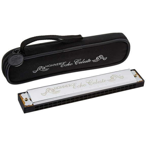 Hohner Echo Celeste 24 Temolo Harmonica, Key of C