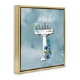 thumbnail image 2 of Stupell Industries French Country Floral Bathroom Rules Wash Gold Floating Frame Canvas Art, 18 x 18, by Nan, 2 of 8