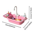 thumbnail image 3 of Kids' Pretend Play Kitchen Set With Storage & Dishwashing/Vegetable Washing Accessories Multiple Colors 30 Cm Rot 30 Cm Rot 30 Cm Rot 30 Cm Rot 30 Cm Rot 30 Cm Rot 30 Cm Rot 30 Cm Rot 30 Cm Rot 30 Cm, 3 of 4