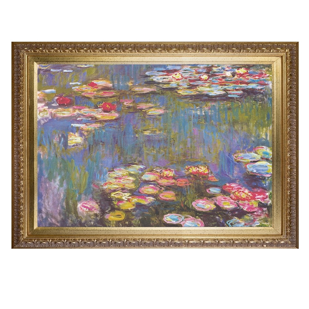 Claude Monet Waterlilies Large Canvas Art Print 