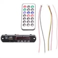 thumbnail image 4 of Placa Decodificadora Bluetooth MP3 5.0 DC 5V 12V Módulo de Radio FM para Automóvil Soporte TF USB AUX para Teléfono de Automóvil, 4 of 10