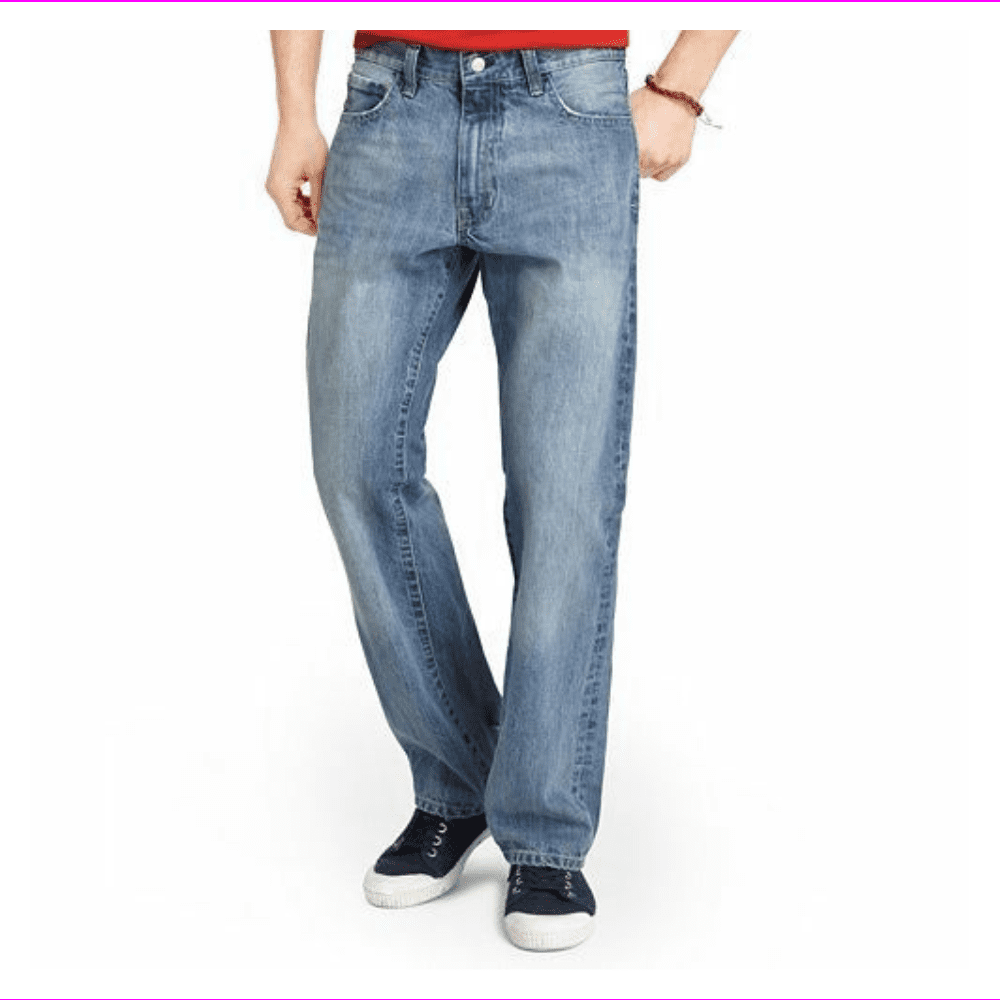 IZOD - $60 Men's IZOD Relaxed-Fit Jeans, Light Vintage, Size 32x30 ...