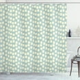 thumbnail image 1 of Ambesonne Modern Shower Curtain, Big Small Squares Tile, 69"Wx84"L, Pale Blue Cream, 1 of 3
