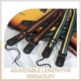 thumbnail image 3 of HONMEET 3-Pack Decorative Ukulele Straps in , Vintage Style Polyester for Acoustic Guitar, Bass Guitar, and Musicians, 3 of 8