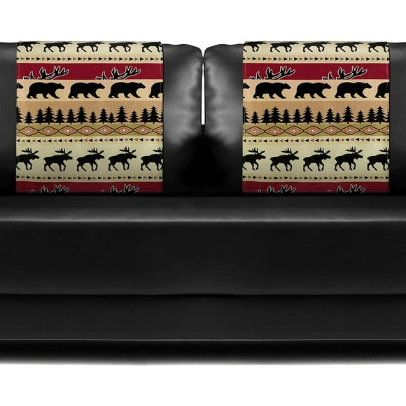 shiyou-Headrest Cover for Recliner Chair Recliner Headrest Protector Animal Style Sofa Covers Couch Protector Chair Head Cover for Sofa Furniture Protectors(2 Pieces)