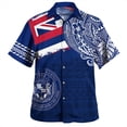 thumbnail image 2 of Camisetas hawaianas polinesias americanas con impresión 3D completa para hombre, camisetas de playa de manga corta de gran tamaño a la moda de verano, 2 of 5