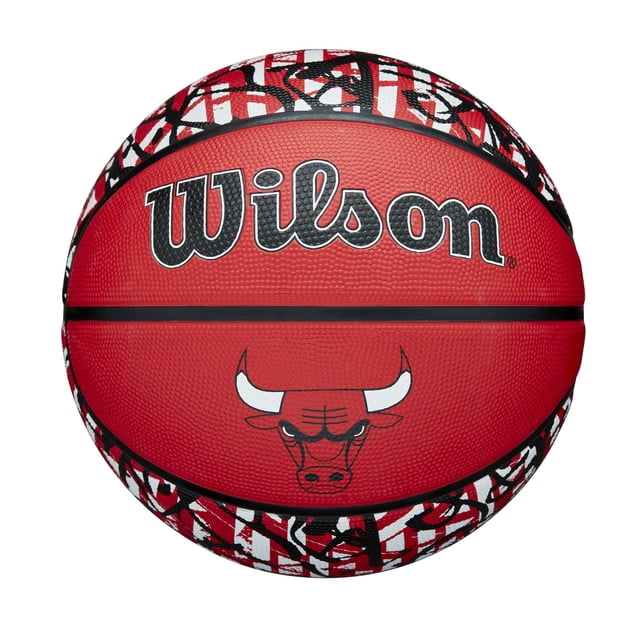 Baloncesto WILSON NBA Team Graffiti - Chicago Bulls Tamaño 7-29.5""