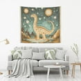 thumbnail image 2 of Yayeee Tapestry Wall Hanging for Bedroom 60" x 40" Living Room Home Wall Art Decor, Dinosaur with Stars, 2 of 7