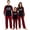 Black, variant on iHapHap Matching Family Christmas Pajamas Red Plaid Santa Hat Sleepwear Set, 2-3T-Kid