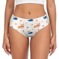 thumbnail image 1 of Fotbe Corgi Dog And Heart Calzones Estampados para Mujer – Ropa Interior de Algodón, Cómoda, Suave y Elástica-4X-Large, 1 of 6