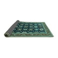 thumbnail image 2 of Ahgly Company Indoor Rectangle Oriental Turquoise Blue Industrial Area Rugs, 3' x 5', 2 of 4