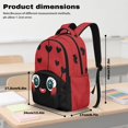 thumbnail image 6 of Bulopur Cartoon Ladybug Print Kids Backpack Set 4 Pcs Durable Waterproof Kids School Bag with Lunch Box, Pencil Case and Water Bottle Cover for Toddler Girls, 6 of 7