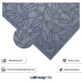 thumbnail image 6 of Poly Lilac Vine Indoor/Outdoor Mat, 24" x 36", Light Grey, 6 of 6