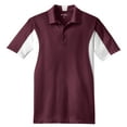 thumbnail image 5 of Sport Tek ST655 Mens Color Block Polo Shirt-Maroon/White - 3XLarge, 5 of 6