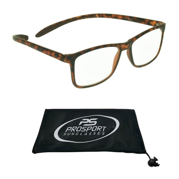 proSPORT Multifocal Progressive Trifocal Reading Glasses Easy Neck Hanging Tortoise Men Women