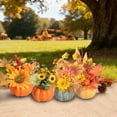 thumbnail image 7 of BNNG Pumpkin Decor, Fall Centerpieces for Tables, Artificial Pumpkins for Decorating, Faux Fall Decorations for Home Table Thanksgiving Halloween Indoor Outdoor Porch Classroom Decor, 7 of 7