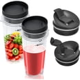 thumbnail image 1 of 16oz Blender Cup Compatible with Ninja Replacement Parts, Single Serve Blender Cup with Sip & Seal Lids for Nutri Ninja Blender BL660 BL740 BL770 BL780 BL810 QB3000, 1 of 8