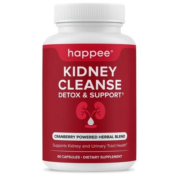 Kidney Cleanse Detox & Repair Supplement – Herbal Kidney Support with Cranberry Extract & 21 Botanicals for Urinary Tract Health – 60 Capsules