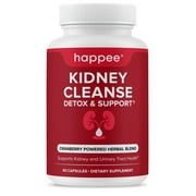 Kidney Cleanse Detox & Repair Supplement – Herbal Kidney Support with Cranberry Extract & 21 Botanicals for Urinary Tract Health – 60 Capsules