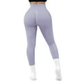 thumbnail image 6 of Blotona Women's Yoga Pants High Waisted Sports Fitness Leggings Tummy Control Tights Solid Pants Ribbed Workout Clothing, 6 of 7
