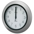 Equity by La Crosse 40222S 10" InstaSet Silver Wall Clock