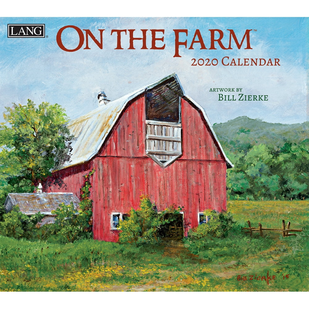 LANG, 2020 WALL CALENDAR, ON THE FARM