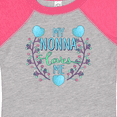 thumbnail image 4 of Inktastic My Nonna Loves Me with Flowers and Hearts Boys or Girls Baby Bodysuit, 4 of 5