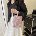 thumbnail image 4 of Bolso de mano para mujer, bolso informal con entramado de diamantes, bolso para teléfono, bolso diario para mujer FLhrweasw Nuevo, 4 of 9